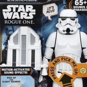 Star Wars Interactech Rogue One Imperial Stormtrooper Figure SEALED